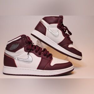 jordan 1 high bordeaux Size 7Y Used